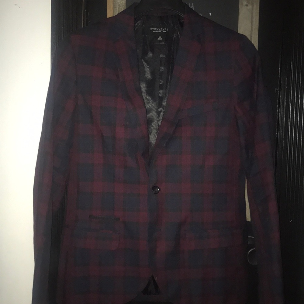 Structure plaid blazer
